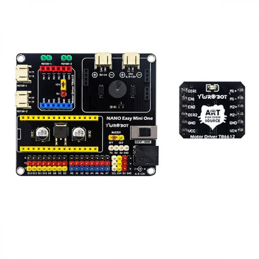 아두이노 Nano 호환 확장보드 (TB6612 모터 드라이버 모듈 포함) [ARD211014]