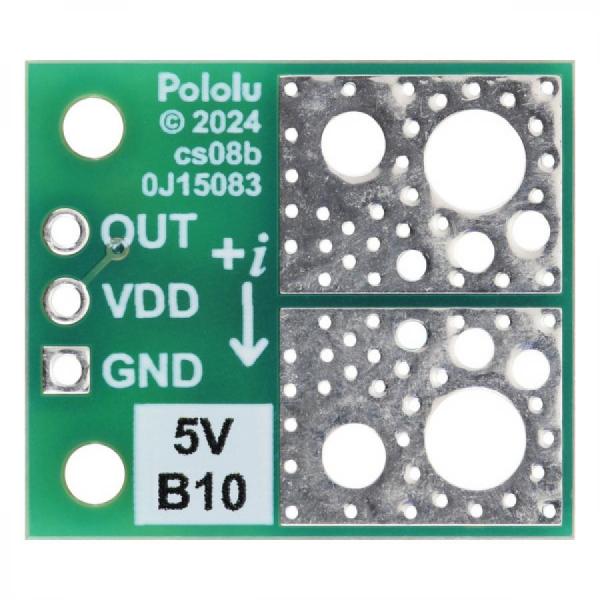 디바이스마트,MCU보드/전자키트 > 센서모듈 > 전압/전류센서,Pololu,ACS37041KLHBLT-010B5 Current Sensor Compact Carrier -10A to +10A, 5V #5446,150 kHz 대역폭 / 부분 접미사 : 010B5 / 범위 : ±10A(양방향) / 공급 전압 : 4.5V ~ 5.5V / 감광도 : 200mV/A / 영점 : 2.5V / 크기 : 0.7 x 0.8인치 / PCB : 2겹, 2온스 구리