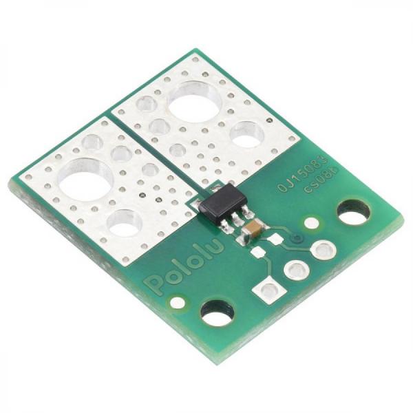 디바이스마트,MCU보드/전자키트 > 센서모듈 > 전압/전류센서,Pololu,ACS37041KLHBLT-030B5 Current Sensor Compact Carrier -30A to +30A, 5V #5447,150 kHz 대역폭 / 부분 접미사 : 030B5 / 범위 : ±30A(양방향) / 공급 전압 : 4.5V ~ 5.5V / 감광도 : 66.7mV/A / 영점 : 2.5V / 크기 : 0.7 x 0.8인치 / PCB : 2겹, 2온스 구리