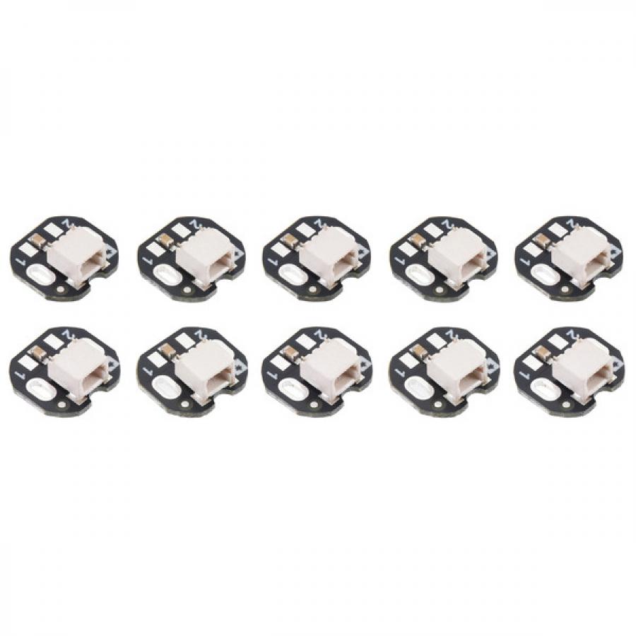 JST SH-Style Connector Board, 2-Pin, Side-Entry (10-Pack) #5099