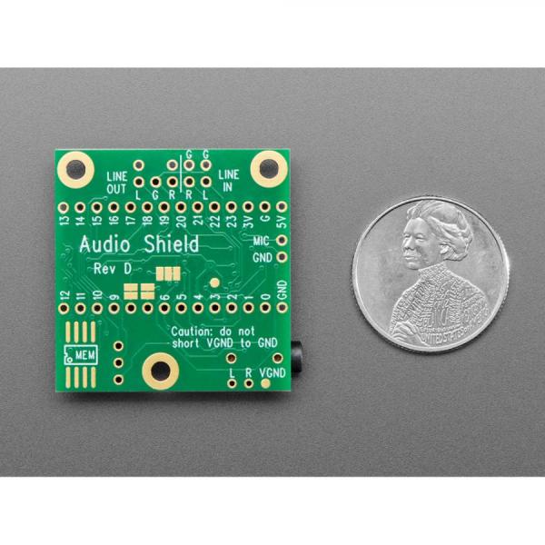디바이스마트,MCU보드/전자키트 > 음악/앰프/녹음 > 기타,Adafruit,Audio Adapter Board for Teensy 4.x [ada-4384],Teensy 4.x용 오디오 어댑터 보드 / 고품질 16비트, 44.1kHz 샘플 레이트(CD 품질) 오디오 추가