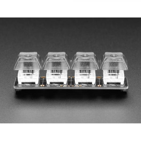 디바이스마트,MCU보드/전자키트 > 버튼/스위치/제어/RTC > 버튼/스위치/조이스틱,Adafruit,NeoKey 1x4 QT I2C - Four Mechanical Key Switches with NeoPixels - STEMMA QT / Qwiic [ada-4980],네오픽셀 탑재 / 기계식 키 스위치 PCB / 스위치 및 키캡은 포함되어 있지 않습니다