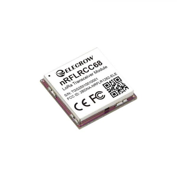 디바이스마트,MCU보드/전자키트 > 통신/네트워크 > RF/LoRa,ELECROW,nRFLRCC68 Wireless Transceiver Module [CIL13728X],LLCC68 LoRa 트랜시버 칩 / 무선 통신 / 최대 송신 전력 : +20dBm / 전송 속도 : 1.76~62.5Kbps / 최대 전송 거리 : 10KM / AT 명령 펌웨어 내장