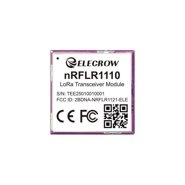 디바이스마트,MCU보드/전자키트 > 통신/네트워크 > RF/LoRa,ELECROW,nRFLR1110 Wireless Transceiver Module [CIL13510X],LR1110 LoRa 트랜시버 칩 / 무선 통신 / 최대 송신 전력 : +20dBm / 전송 속도 : 1.76~62.5Kbps / 최대 전송 거리 : 10KM / 고성능 GNSS 추적 기능 내장