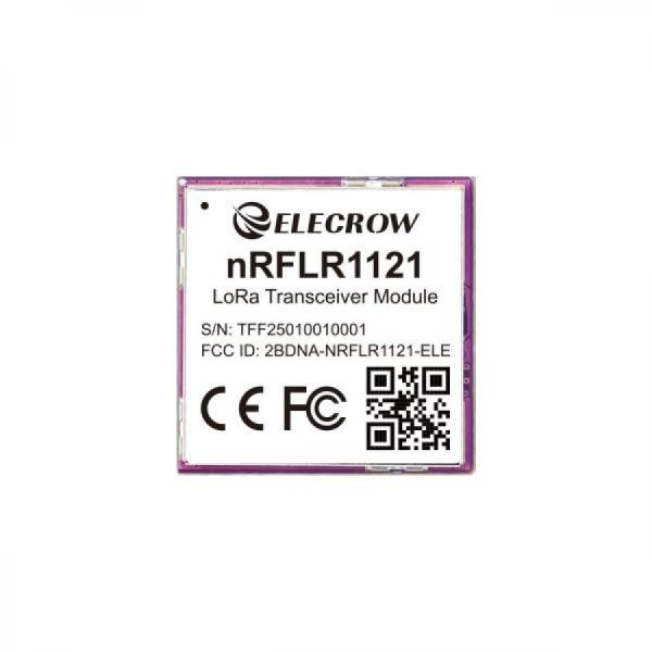 디바이스마트,MCU보드/전자키트 > 통신/네트워크 > RF/LoRa,ELECROW,nRFLR1121 Wireless Transceiver Module [CIL13621X],LR1121 LoRa 트랜시버 칩 / 무선 통신 / 최대 송신 전력 : +20dBm / 전송 속도 : 1.91~62.5Kbps / 최대 전송 거리 : 10km / AT 명령 펌웨어 내장