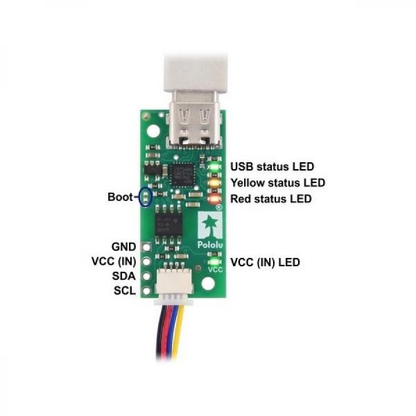 디바이스마트,MCU보드/전자키트 > 통신/네트워크 > 절연 통신,Pololu,Pololu Isolated USB-to-I²C Adapter #5396,클록 스트레칭과 1MHz 이상의 I²C 클록 속도 지원 / USB Type-C 커넥터