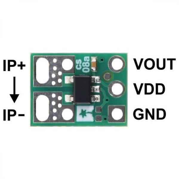 디바이스마트,MCU보드/전자키트 > 센서모듈 > 전압/전류센서,Pololu,ACS37042KLHBLT-010B3 Current Sensor Micro Carrier -10A to +10A, 3.3V #5450,5핀 SOT-23 패키지의 ~1.6 mΩ 전류 경로 저항과 150 kHz 대역폭을 갖추고 있습니다 / 범위 : ±10A(양방향) / 공급 전압 : 3.0V ~ 3.6V / 감광도 : 132mV/A / 영점 : 1.65V / 크기 : 0.3x0.4인치