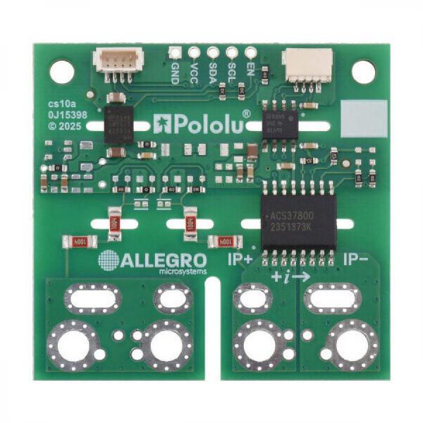 디바이스마트,MCU보드/전자키트 > 센서모듈 > 전압/전류센서,Pololu,ACS37800KMACTR-030B3-I2C Power Monitor Carrier with Secondary I²C Isolation #5410,ACS37800KMACTR-030B3-I2C 절연 전력 모니터링 IC 탑재 / AC 및 DC 시스템의 전압, 전류, 전력 및 기타 매개변수 모니터링 / −30A ~ +30A의 양방향 전류 측정 제공