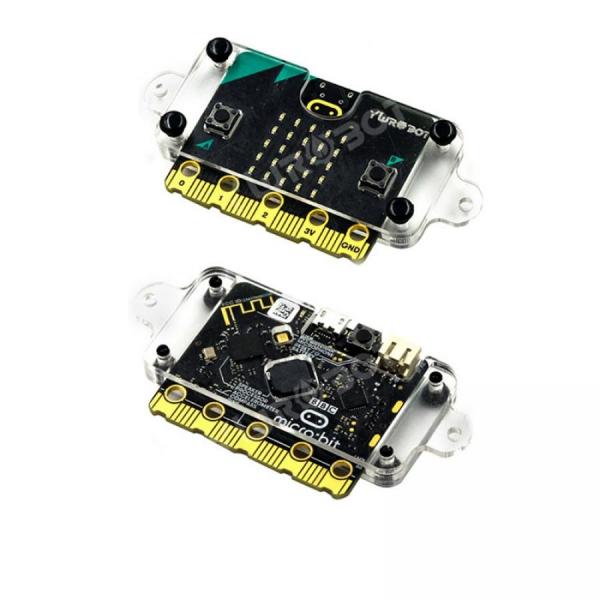 디바이스마트,오픈소스/코딩교육 > Micro:Bit > 마이크로비트 케이스/악세사리,YwRobot,마이크로비트 V2용 아크릴 보호 케이스 투명 [BRD200039],micro:bit V2 개발보드 전용 케이스