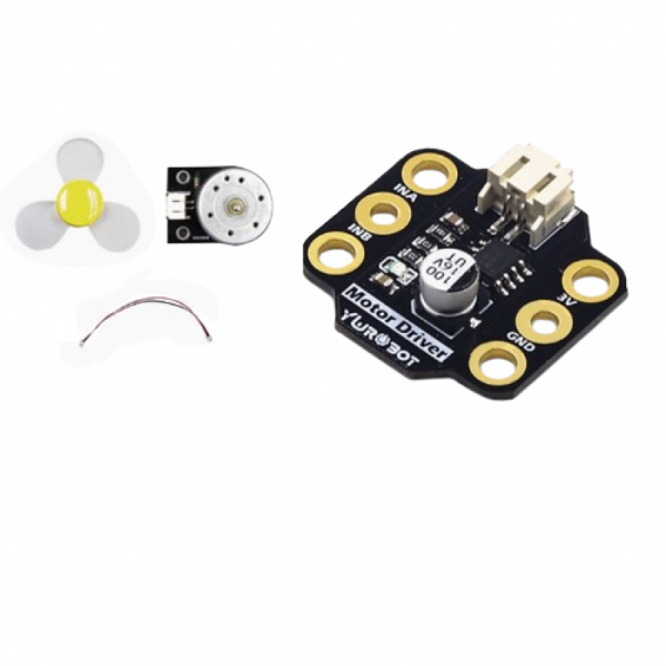 디바이스마트,오픈소스/코딩교육 > Micro:Bit > 마이크로비트 센서/모듈,YwRobot,마이크로비트 호환 팬 모듈 [BRD090031],작은 프로펠러가 달린 팬 모듈로, 출력 시 회전 동작을 구현할 수 있습니다.