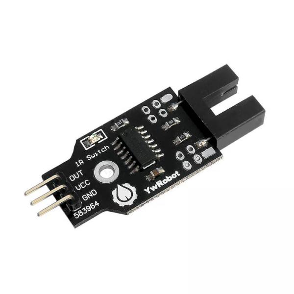 디바이스마트,오픈소스/코딩교육 > 아두이노 > 아두이노 센서모듈,YwRobot,아두이노 호환 적외선 속도 측정 센서 모듈 C형 [SNE030113],크기: 45×20mm / 고정홀 지름: 3mm / 작동 전압: 5V / 감지 슬롯 너비: 5mm / 감지 주파수: 100kHz 이상