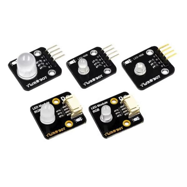 디바이스마트,오픈소스/코딩교육 > 아두이노 > 아두이노 LED/LCD모듈,YwRobot,아두이노 호환 10mm 전색 LED 모듈 [YEA200128],크기: 28×25 mm / LED 사양: 10mm 공통 음극 (RGB) / 색상: 전색 (RGB 삼원색) / 밝기: 고휘도 / 전압: 5V / 커넥터: 방역극 접속단자