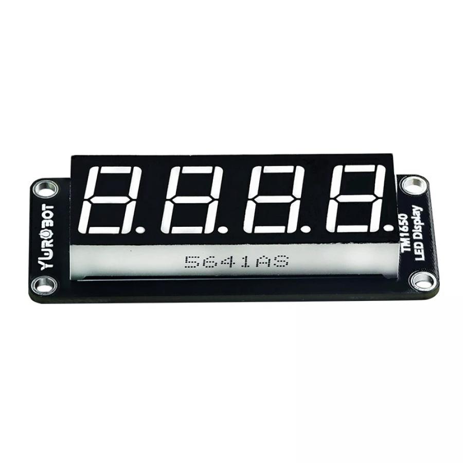 아두이노 호환 TM1650 4자리 LED I2C 디지털 디스플레이 모듈 [ELB200140]