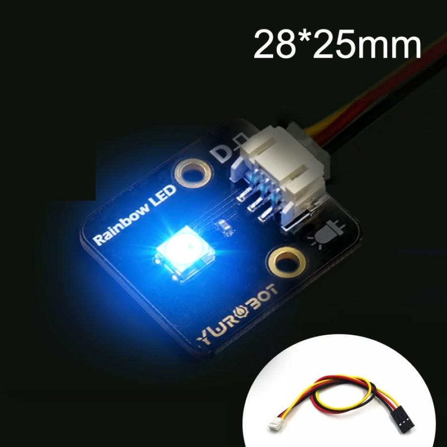 아두이노 호환 WS2812/SK6812 5050 풀컬러 LED 모듈 (1구 역극성 보호형) [YEA200076]