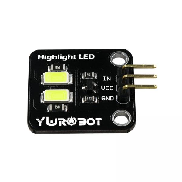 디바이스마트,오픈소스/코딩교육 > 아두이노 > 아두이노 LED/LCD모듈,YwRobot,아두이노용 5730 고휘도 백색 LED 모듈 [ELB200047],규격 : 24x20mm / 고정 홀 : 3mm / 홀 간격 : 15mm / 전압 : 5V / 전류 : 