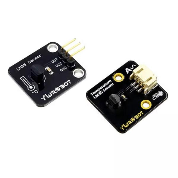 디바이스마트,MCU보드/전자키트 > 센서모듈 > 온도/습도 > 온도센서,YwRobot,아두이노 호환 LM35D 온도 센서 모듈 (케이블 포함) [YEA200111],고정 홀 : 3mm / 홀 간격 : 17.78mm / 전압 : 5V / 작동 온도 : -50°C ~ +150°C