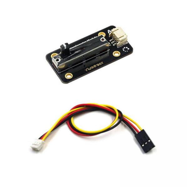 디바이스마트,MCU보드/전자키트 > 버튼/스위치/제어/RTC > 엔코더/가변저항,YwRobot,아두이노용 슬라이드 포텐셔미터 모듈 (와이어 포함) [YEA200134],크기 : 49*25*7mm / 고정 홀 : 3mm / 슬라이딩 스트로크 : 20mm / 전압 : 5V