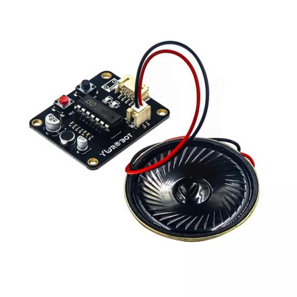 디바이스마트,MCU보드/전자키트 > 음악/앰프/녹음 > 디코더/녹음,YwRobot,아두이노용 ISD1820 음성 녹음 모듈 (스피커 포함) [ELB200063],크기 : 44x36mm / 고정 홀 : 3mm / 홀 간격 : 38x32mm / 작동 전압 : 3.3v / 5V