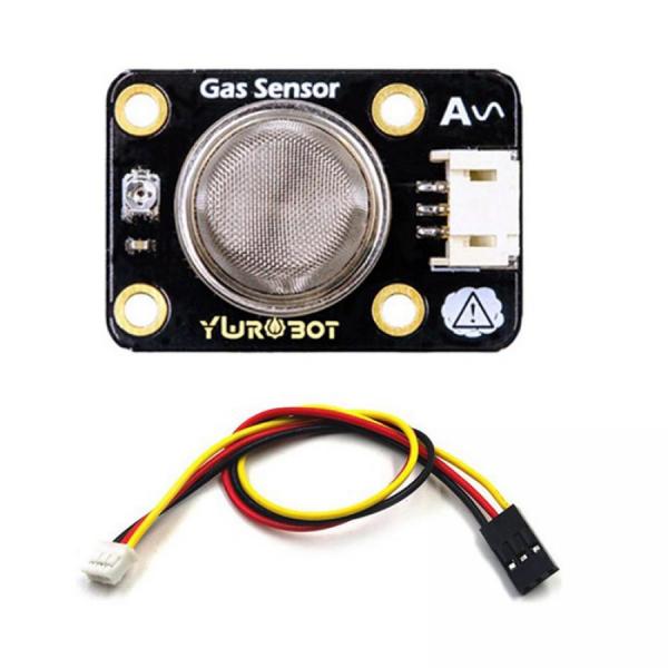 디바이스마트,MCU보드/전자키트 > 센서모듈 > 먼지/가스/연기/불꽃 > 가스/공기질/연기센서,YwRobot,MQ-2 가스 센서 + 케이블 [YEA200118],크기 : 37*25mm / 무게 : 약 7.6g / 전압 : 5V / 신호 : 아날로그
