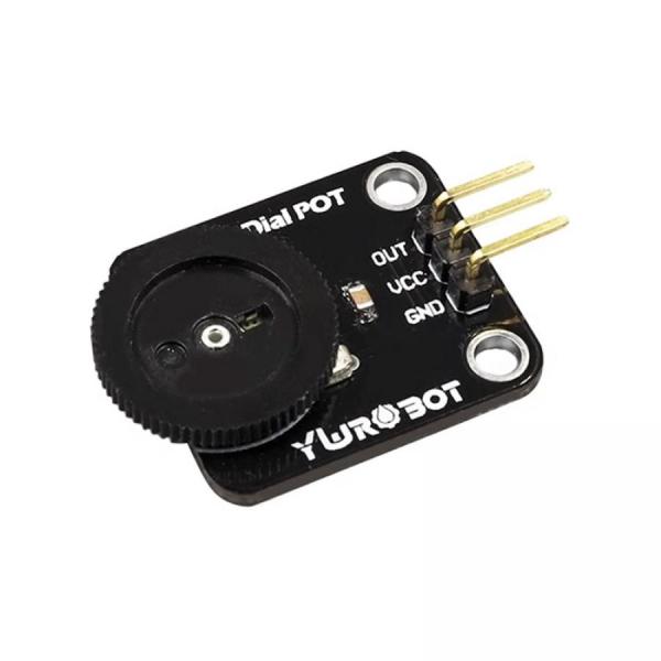 디바이스마트,MCU보드/전자키트 > 버튼/스위치/제어/RTC > 엔코더/가변저항,YwRobot,아두이노용 다이얼 전위차계 모듈 [ELB200048],크기 : 24*20mm / 전압 : 3.3 - 5V / 회전 각도 : 270°