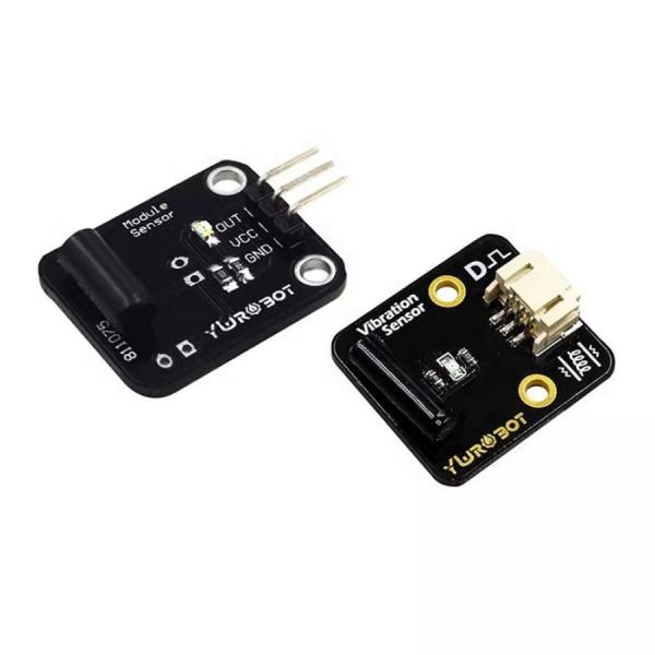 디바이스마트,MCU보드/전자키트 > 센서모듈 > 기울기/진동/충격/터치 > 충격/충돌/진동센서,YwRobot,아두이노용 진동 센서 + 와이어 [YEA200107],역방향 전원 방지 인터페이스 / 크기 : 28*25mm / 전압 : 5V / 출력 : 디지털 레벨