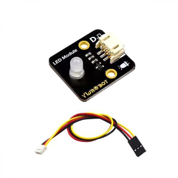 디바이스마트,MCU보드/전자키트 > 디스플레이 > LED,YwRobot,아두이노 5mm LED 모듈 화이트 + 와이어 [YEA200091],역방향 전원 방지 인터페이스 / 화이트 색상 / 크기 : 28x25mm / 밝기 : 보통 / LED : 5mm LED / 전압 : 5V / 입력 : 디지털 레벨 / 모듈 + 와이어 세트
