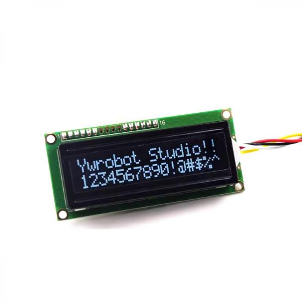 디바이스마트,MCU보드/전자키트 > 디스플레이 > LCD/OLED,YwRobot,아두이노용 I2C 1602 LCD 디스플레이 모듈 (흰색) [DIS080025],와이어 포함 / 크기 : 80*36mm / 전압 : 5V