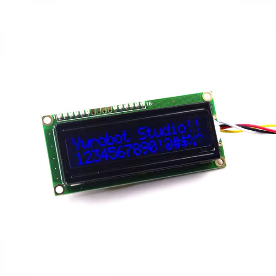 아두이노용 I2C 1602 LCD 디스플레이 모듈 (파란색) [DIS080024]