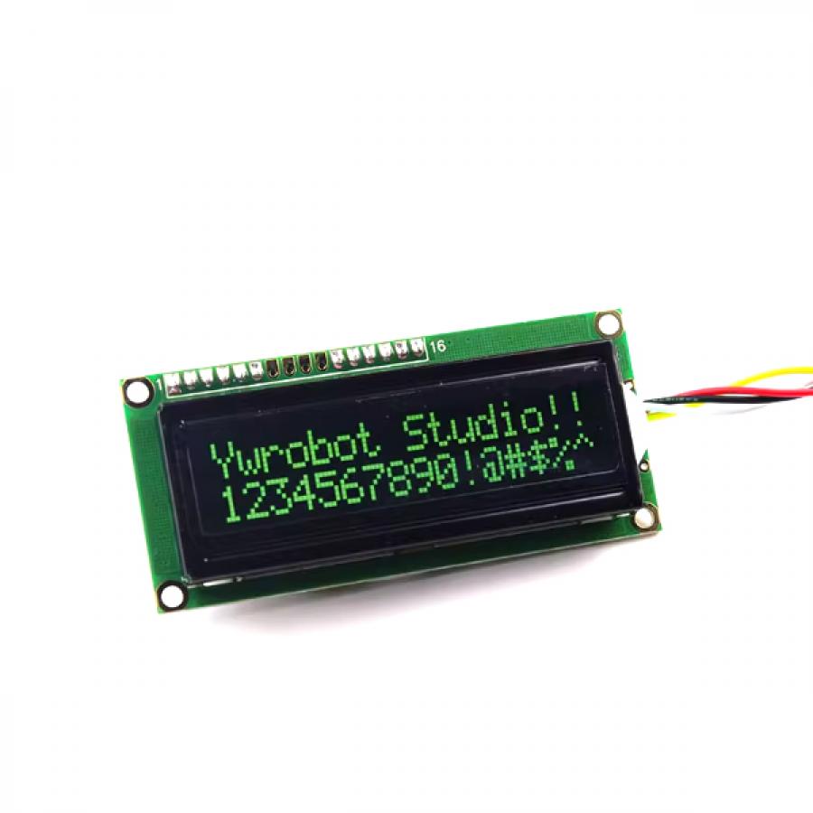 아두이노용 I2C 1602 LCD 디스플레이 모듈 (녹색) [DIS080026]