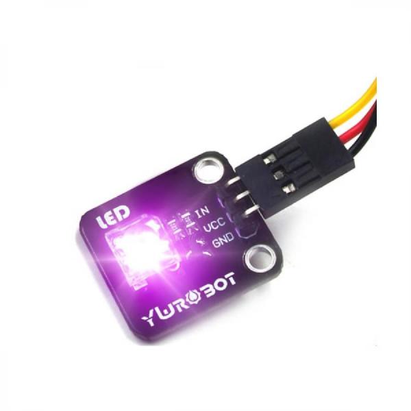 디바이스마트,오픈소스/코딩교육 > 아두이노 > 아두이노 LED/LCD모듈,YwRobot,아두이노 5V LED 모듈 (Pink) [ELB030084],크기 : 23 x 21mm / 무게 : 약 3.3g / 전압 : 5V / 입력 : 디지털 레벨