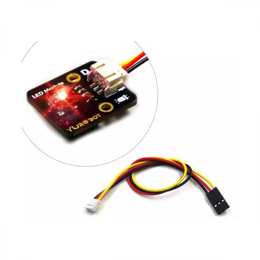 아두이노 5V LED 모듈 (Red) + 와이어 [YEA200095]