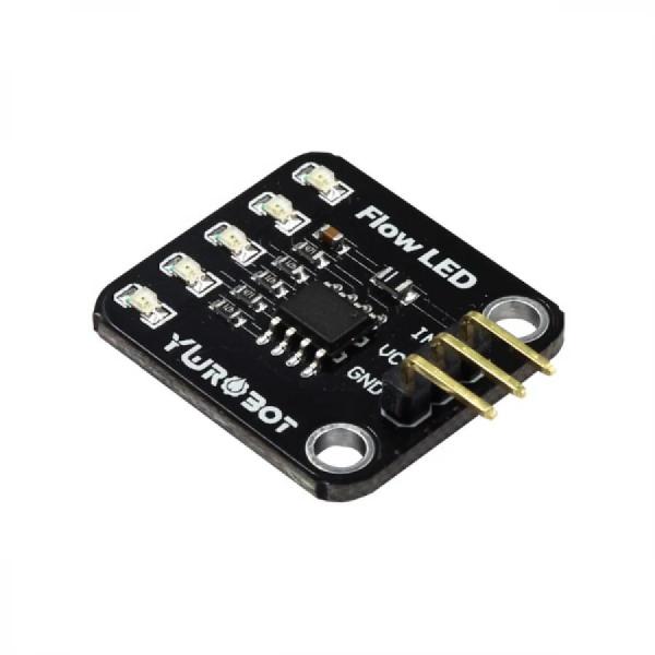 디바이스마트,MCU보드/전자키트 > 디스플레이 > LED,YwRobot,아두이노용 5채널 LED 러닝라이트 모듈 [ELB200041],전용 칩이 내장되어 있어 프로그래밍이 필요없습니다 / 10포트 제어 모듈로 동작 / 크기 : 23 x 20mm / 전압 : 5V / 입력 : 디지털 레벨