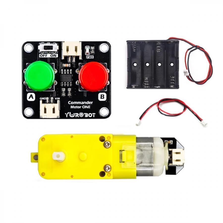 TT 모터/N20 원격 제어 모듈 + 배터리 홀더 + TT 모터 + 케이블 [ELB200051]