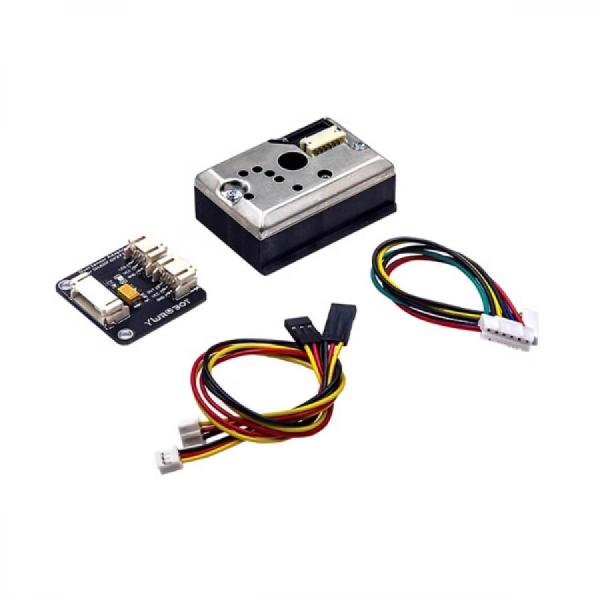 디바이스마트,MCU보드/전자키트 > 센서모듈 > 먼지/가스/연기/불꽃 > 먼지/미세먼지센서,YwRobot,아두이노용 샤프 먼지 센서 공기질 측정 모듈 + 어댑터 보드 + 케이블 세트 [SEN210408],PM2.5/스모그 감지 / 센서 크기 : 46*30*17.6mm / 무게 : 약 16g / 전압 : 5-7V / 작동 온도 : -10~65°C / 감광도 : 0.5V