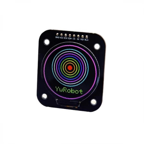 디바이스마트,MCU보드/전자키트 > 디스플레이 > LCD/OLED,YwRobot,아두이노 1.28인치 TFT 풀컬러 LCD 디스플레이 모듈 [DIS200048],5V 장치와만 호환 가능 / 240x240 해상도 / 65K 컬러 디스플레이 / 크기 : 46 x 39mm / 드라이버IC : GC9A01 / 전압 : 5V