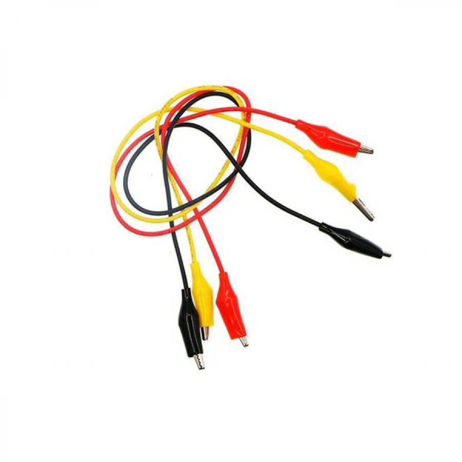 마이크로 비트용 악어 클립 케이블 (검정,빨강,노랑) [EF10130]