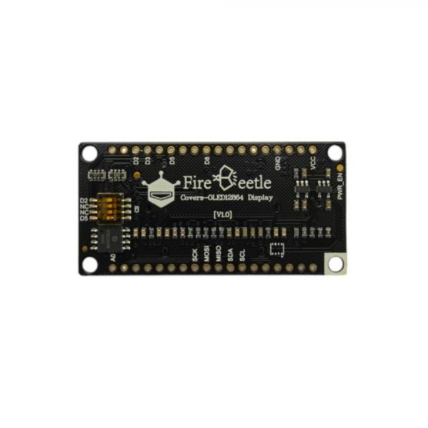 디바이스마트,MCU보드/전자키트 > 디스플레이 > LCD/OLED,DFROBOT,OLED128x64 디스플레이 - FireBeetle 커버 [DFR0507],저전력 개발 보드 / 128x64 해상도 / SSD1360 드라이버 IC 탑재 / 3축 가속도 센서 내장 / 전압 범위: 3.7V-5.5V