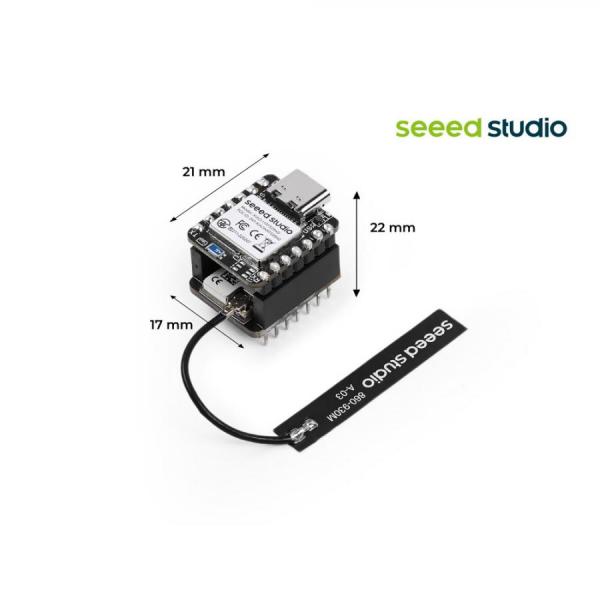 디바이스마트,오픈소스/코딩교육 > 파이썬/IoT 개발 보드 > Seeedstudio XIAO > XIAO 키트/액세서리,Seeedstudio,XIAO nRF52840 & Wio-SX1262 Kit for Meshtastic [102010710],BLE5.0 및 LoRa(862-930MHz)를 지원하며 저전력으로 작동 / 통합 안테나 디자인 / 작동 온도 : -40°C ~ 65°C / 최대 64MHz로 작동