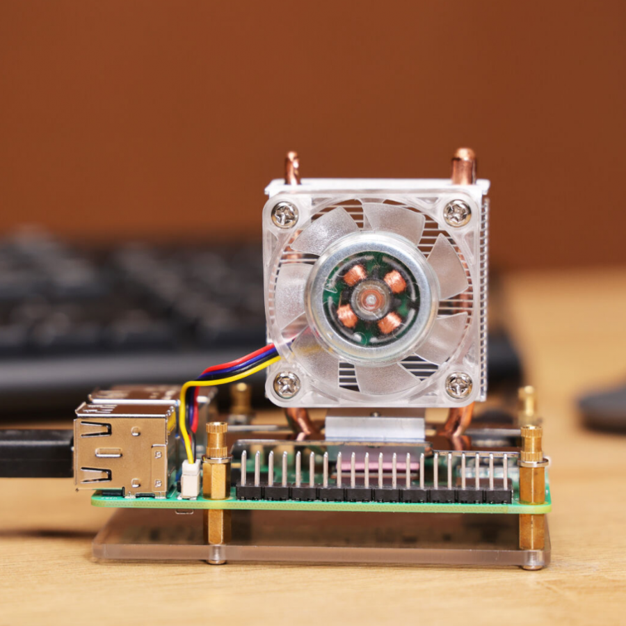 라즈베리파이5 전용 ICE Tower CPU 쿨링 팬 [114070241]