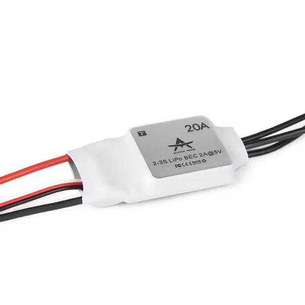 디바이스마트,기계/제어/로봇/모터 > 교육/취미로봇 > 드론/항공기 > 드론 변속기/ESC,T-MOTOR,AT20A 2-3S Fixed Wing Airplane변속기,BEC 출력 5V/2A 지원 / 고속 스로틀 반응 / 무게 19g