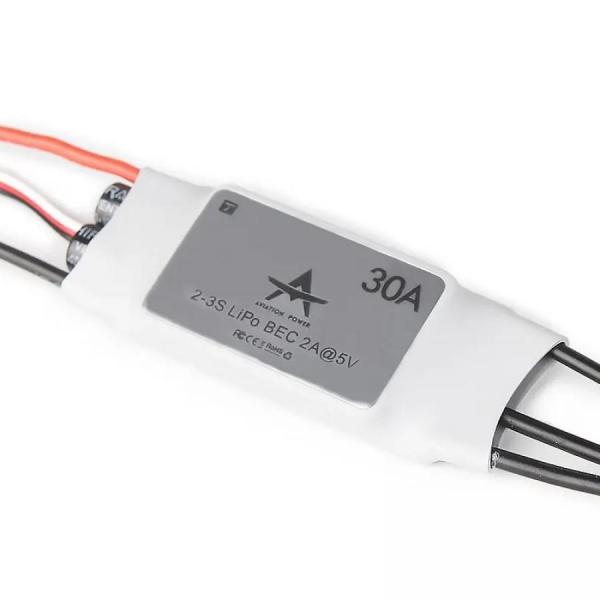 디바이스마트,기계/제어/로봇/모터 > 교육/취미로봇 > 드론/항공기 > 드론 변속기/ESC,T-MOTOR,AT 30A 2-3S Fixed Wing Model변속기,BEC 출력 5V/2A 지원 / 고속 스로틀 반응 / 무게 37g