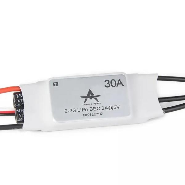 디바이스마트,기계/제어/로봇/모터 > 교육/취미로봇 > 드론/항공기 > 드론 변속기/ESC,T-MOTOR,AT 30A 2-3S Fixed Wing Model변속기,BEC 출력 5V/2A 지원 / 고속 스로틀 반응 / 무게 37g