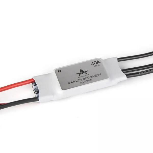 디바이스마트,기계/제어/로봇/모터 > 교육/취미로봇 > 드론/항공기 > 드론 변속기/ESC,T-MOTOR,AT40A 2-6S Fixed Wing Airplane변속기,BEC 출력 5V/3A 지원 / 고속 스로틀 반응 / 무게 43g