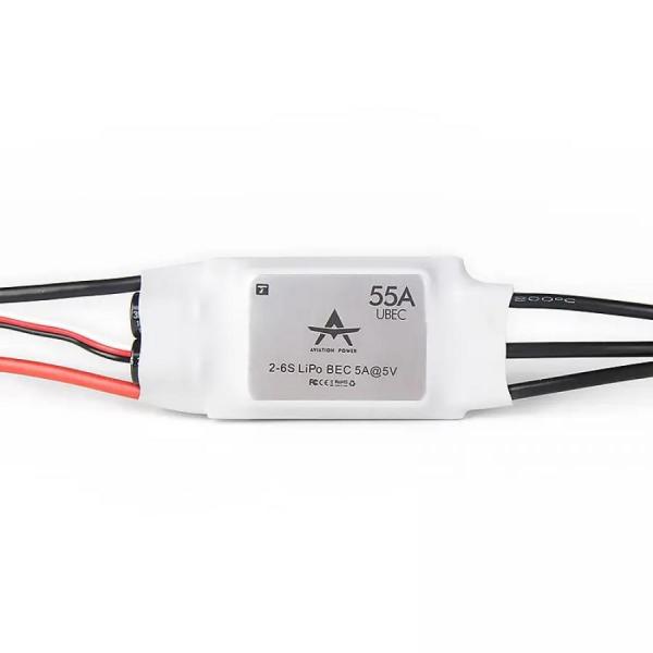디바이스마트,기계/제어/로봇/모터 > 교육/취미로봇 > 드론/항공기 > 드론 변속기/ESC,T-MOTOR,AT55A 2-6S Fixed Wing Aircraft변속기,BEC 출력 5V/5A 지원 / 고속 스로틀 반응 / 무게 63g