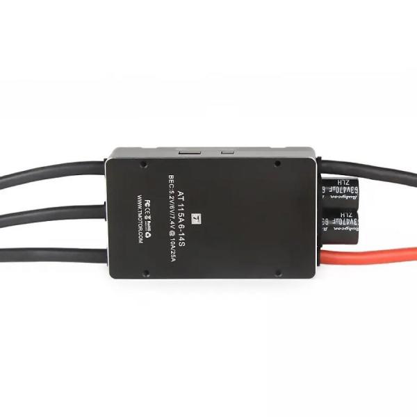 디바이스마트,기계/제어/로봇/모터 > 교육/취미로봇 > 드론/항공기 > 드론 변속기/ESC,T-MOTOR,AT115A 6-14S VTOL Fixed Wing변속기,BEC 출력 5.2V/6V/7.4V/10A/25A 지원 / 고속 스로틀 반응 / 무게 182g