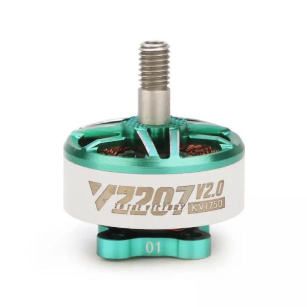 디바이스마트,기계/제어/로봇/모터 > 모터류 > BLDC모터 > 브랜드(T-Motor) BLDC모터,T-MOTOR,V2207 V2.0 5"FPV Freestyle&Racing 모터 4-6S Emerald green KV1750,FPV / KV1750 / 모터 치수 ø27.5*31.35mm / 무게(케이블 포함) 35.1g / 최대 출력(60초) 804W / 모터 단품