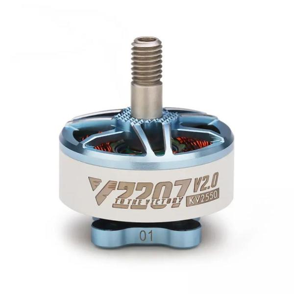 디바이스마트,기계/제어/로봇/모터 > 모터류 > BLDC모터 > 브랜드(T-Motor) BLDC모터,T-MOTOR,V2207 V2.0 5"FPV Freestyle&Racing 모터 4-6S Ice Blue KV2550,FPV / KV2550 / 모터 치수 ø27.5*31.35mm / 무게(케이블 포함) 34.3g / 최대 출력(60초) 545W / 모터 단품