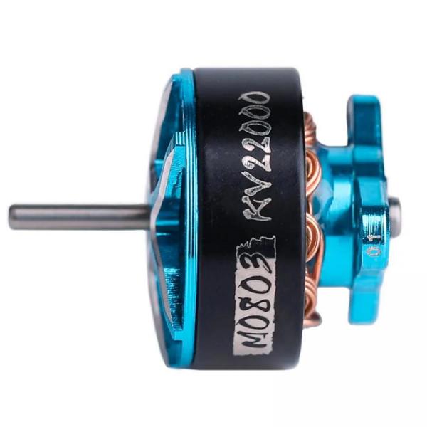 디바이스마트,기계/제어/로봇/모터 > 모터류 > BLDC모터 > 브랜드(T-Motor) BLDC모터,T-MOTOR,M0803 KV22000 31mm Tiny Whoop Indoor Racing Fpv 모터,FPV / KV22000 / 무게(케이블 포함) 2.47g / 최대 출력(60초) 22.66W / 모터 단품