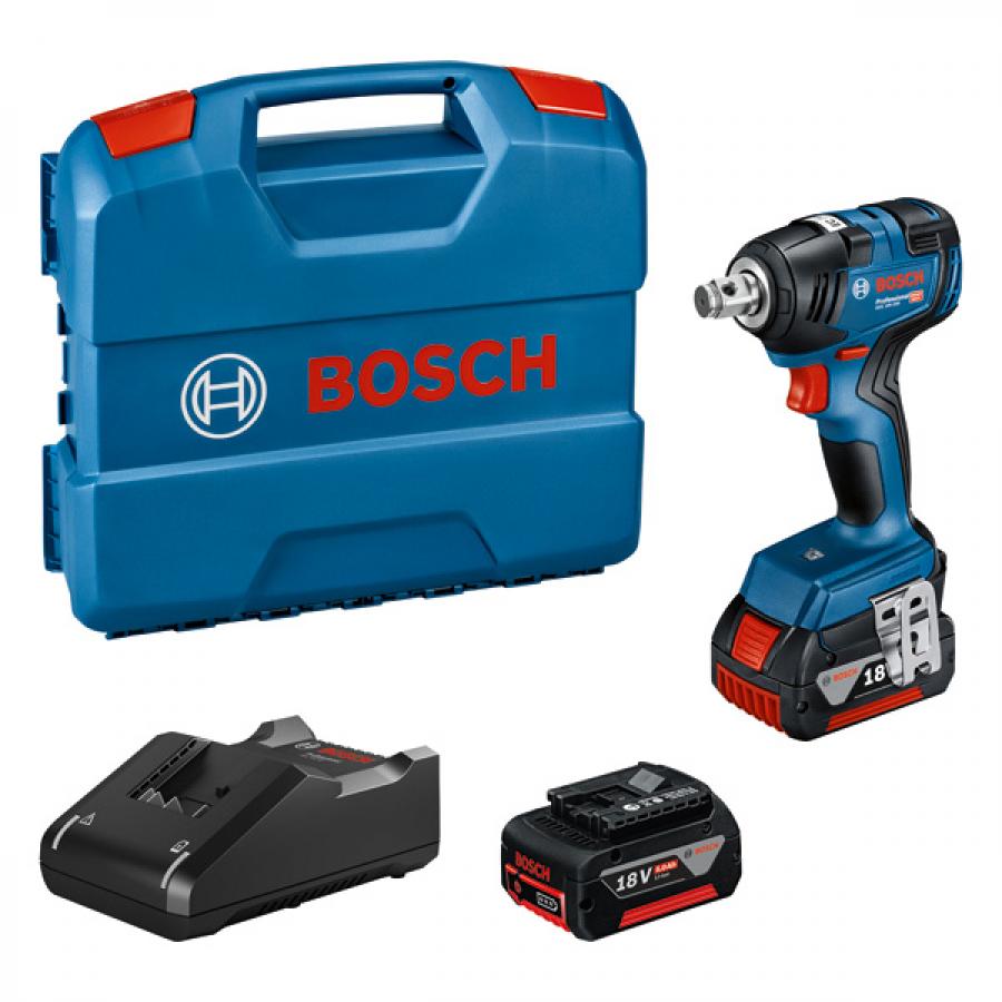 보쉬 충전 임팩트 렌치 GDS 18V-200 배터리2개