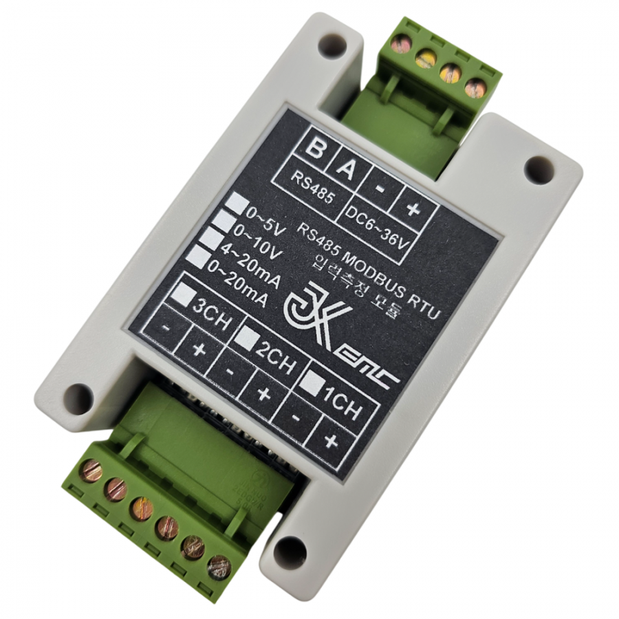 4-20mA 아날로그 입력 RS485 MODBUS RTU 출력 JK-420MA-C01-CH1